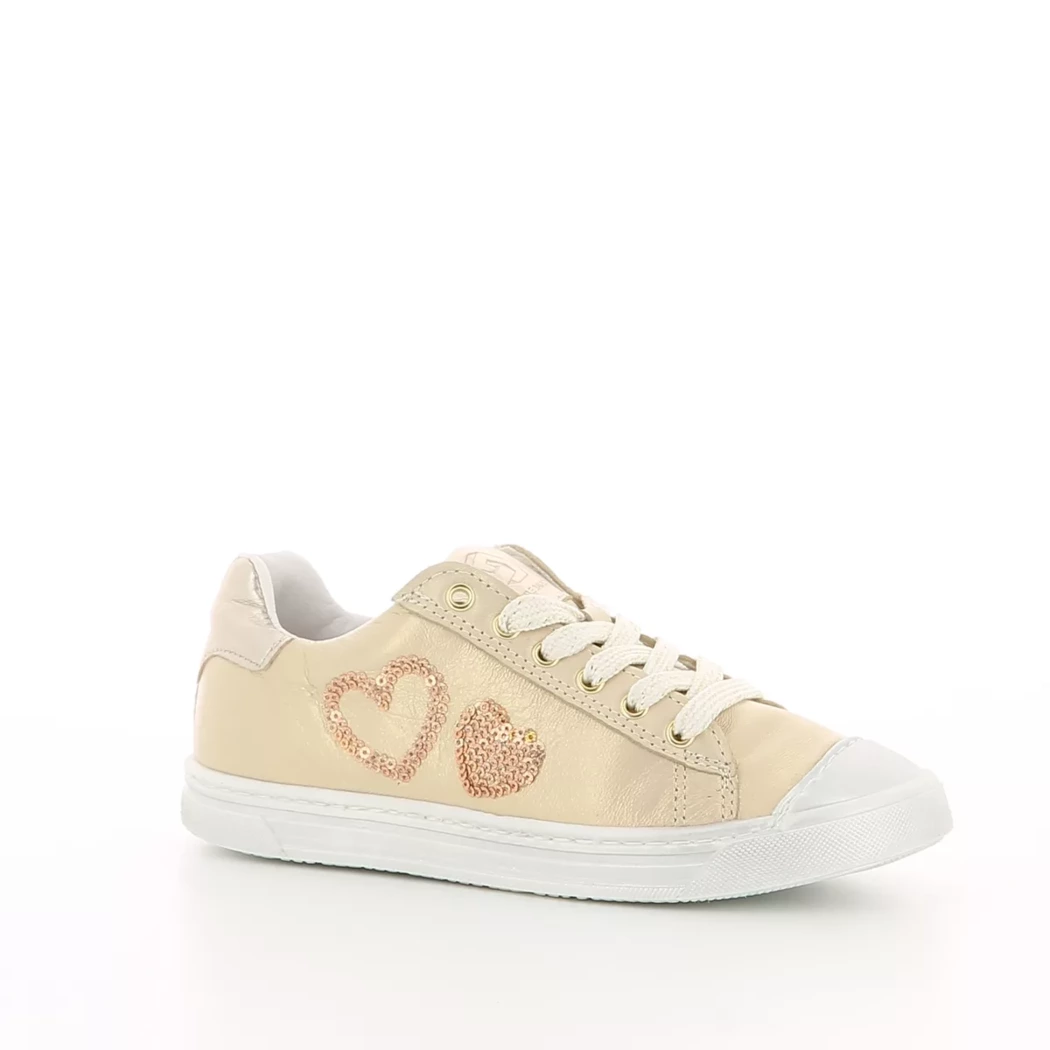 Image (1) de la chaussures Little David - Baskets Beige en Cuir