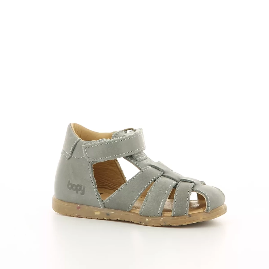 Image (1) de la chaussures Bopy - Sandales et Nu-Pieds Vert en Cuir nubuck