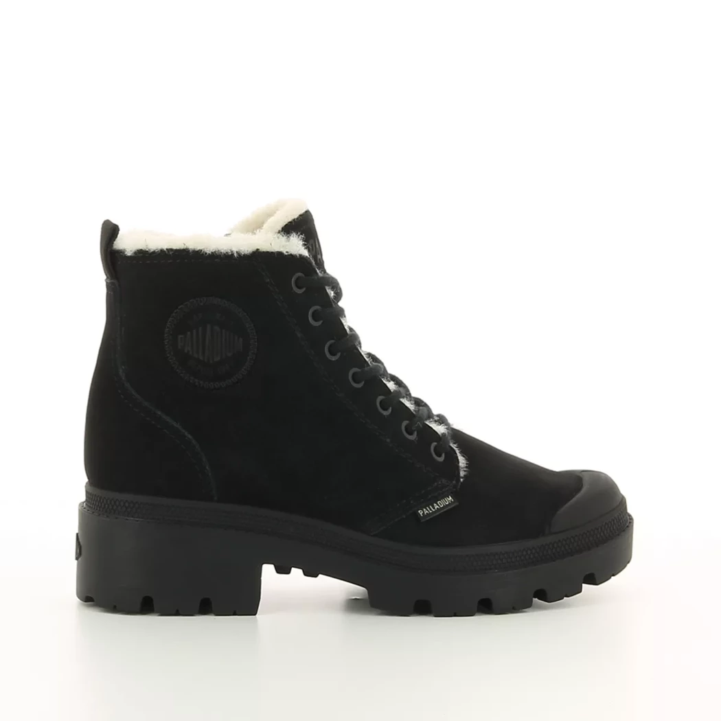 Image (2) de la chaussures Palladium - Bottines Noir en Cuir nubuck