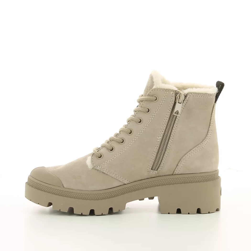 Image (4) de la chaussures Palladium - Bottines Taupe en Cuir nubuck