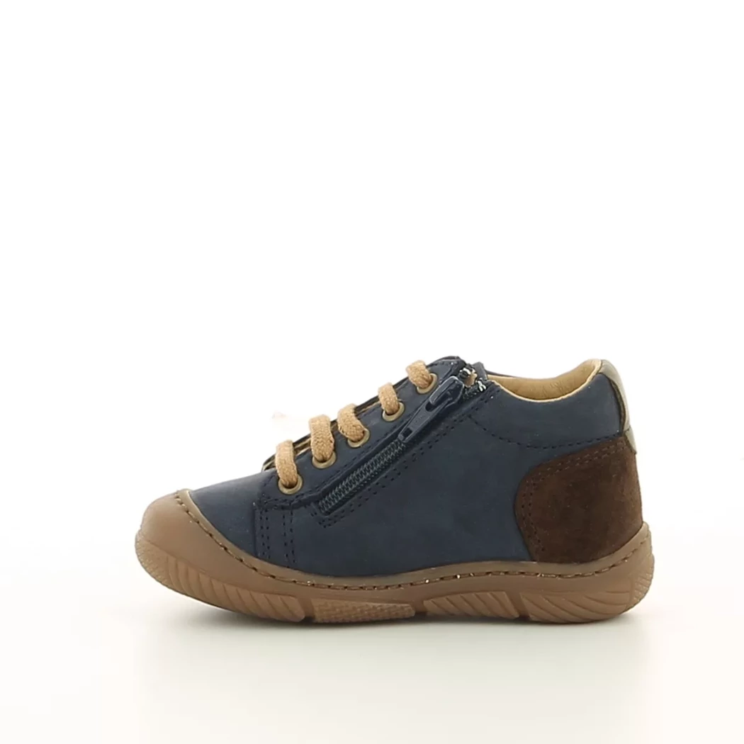 Image (4) de la chaussures Bopy - Bottines Bleu en Cuir nubuck