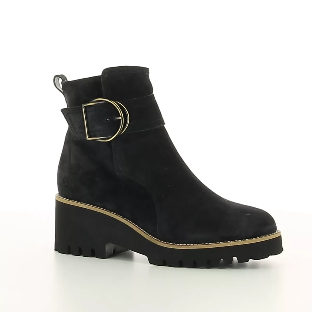 Image (1) de la chaussures Paul Green - Boots Noir en Cuir nubuck