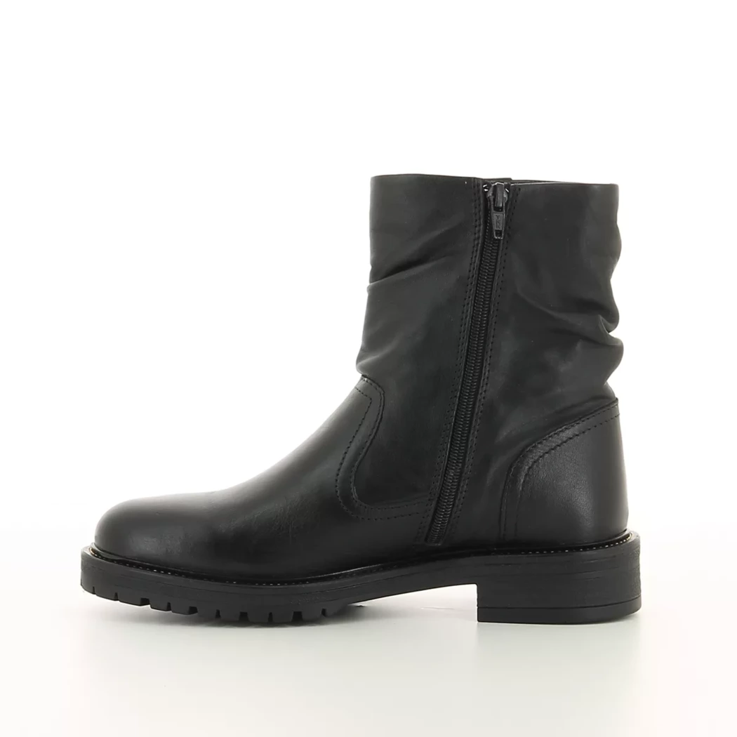 Image (4) de la chaussures Poelman - Boots Noir en Cuir