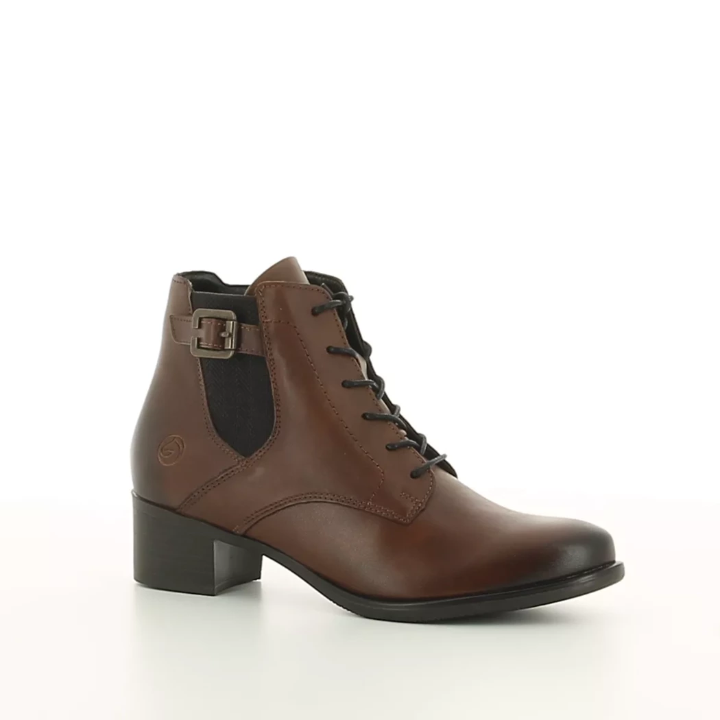 Image (1) de la chaussures Remonte - Bottines Cuir naturel / Cognac en Cuir