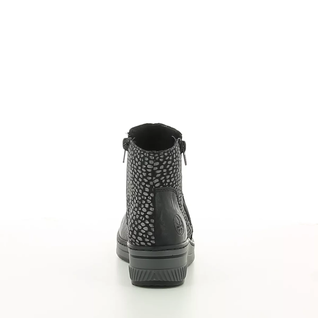 Image (3) de la chaussures Rieker - Boots Noir en Cuir