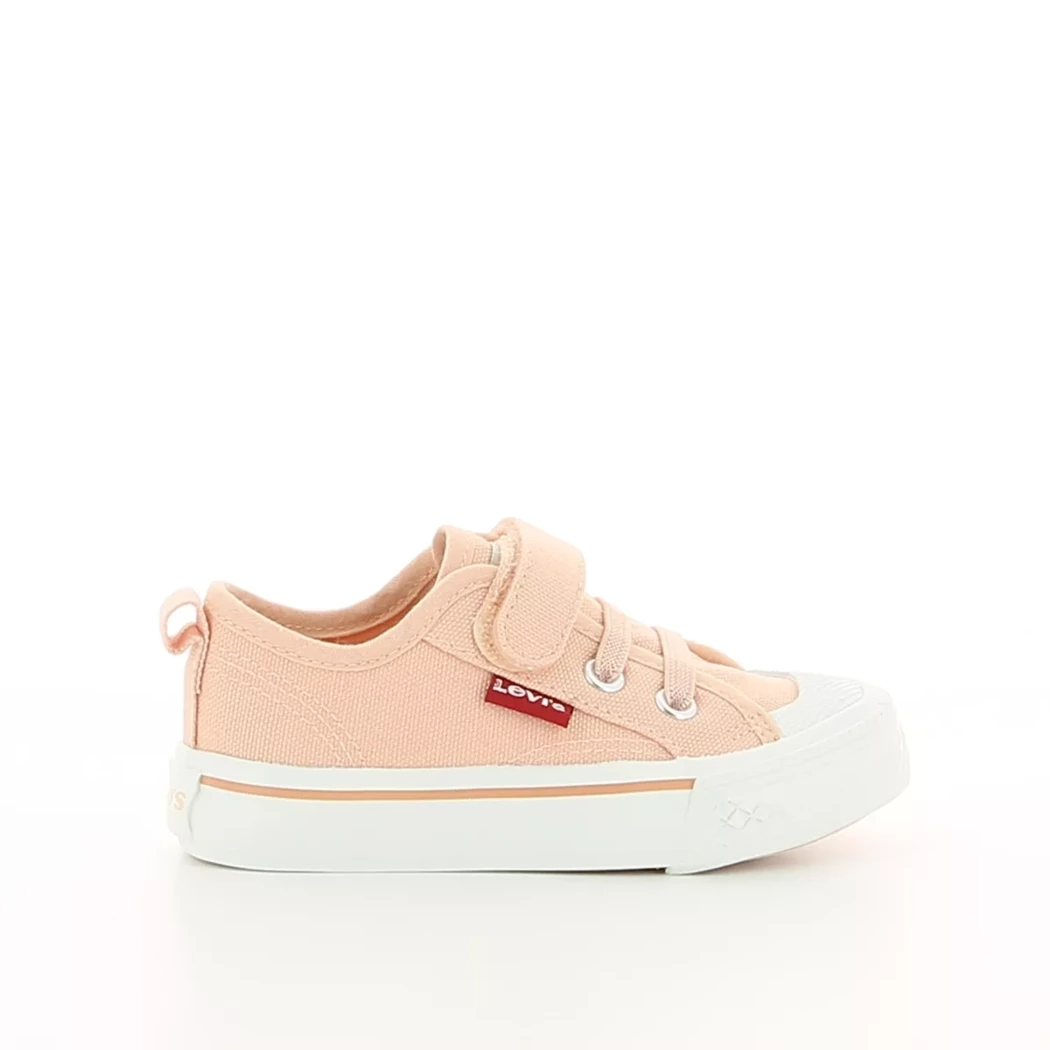 Image (2) de la chaussures Levi's - Baskets Rose en Textile