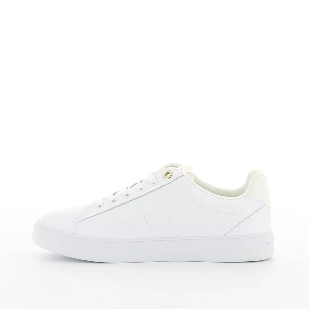 Image (4) de la chaussures Tommy Hilfiger - Baskets Blanc en Cuir