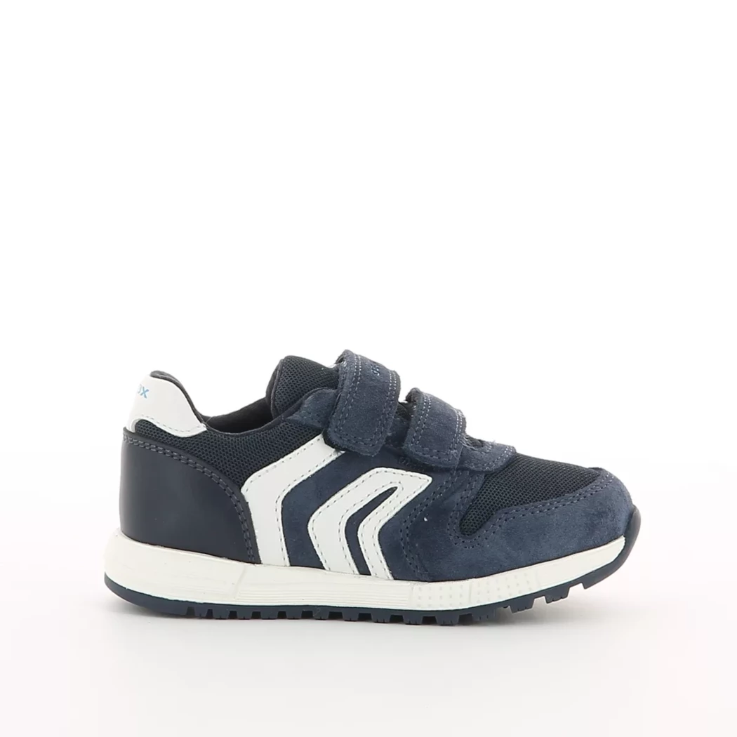 Image (2) de la chaussures Geox - Baskets Bleu en Cuir nubuck