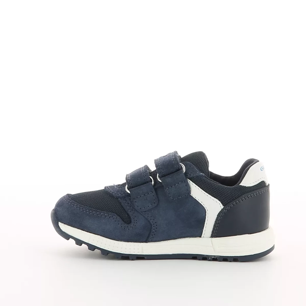 Image (4) de la chaussures Geox - Baskets Bleu en Cuir nubuck