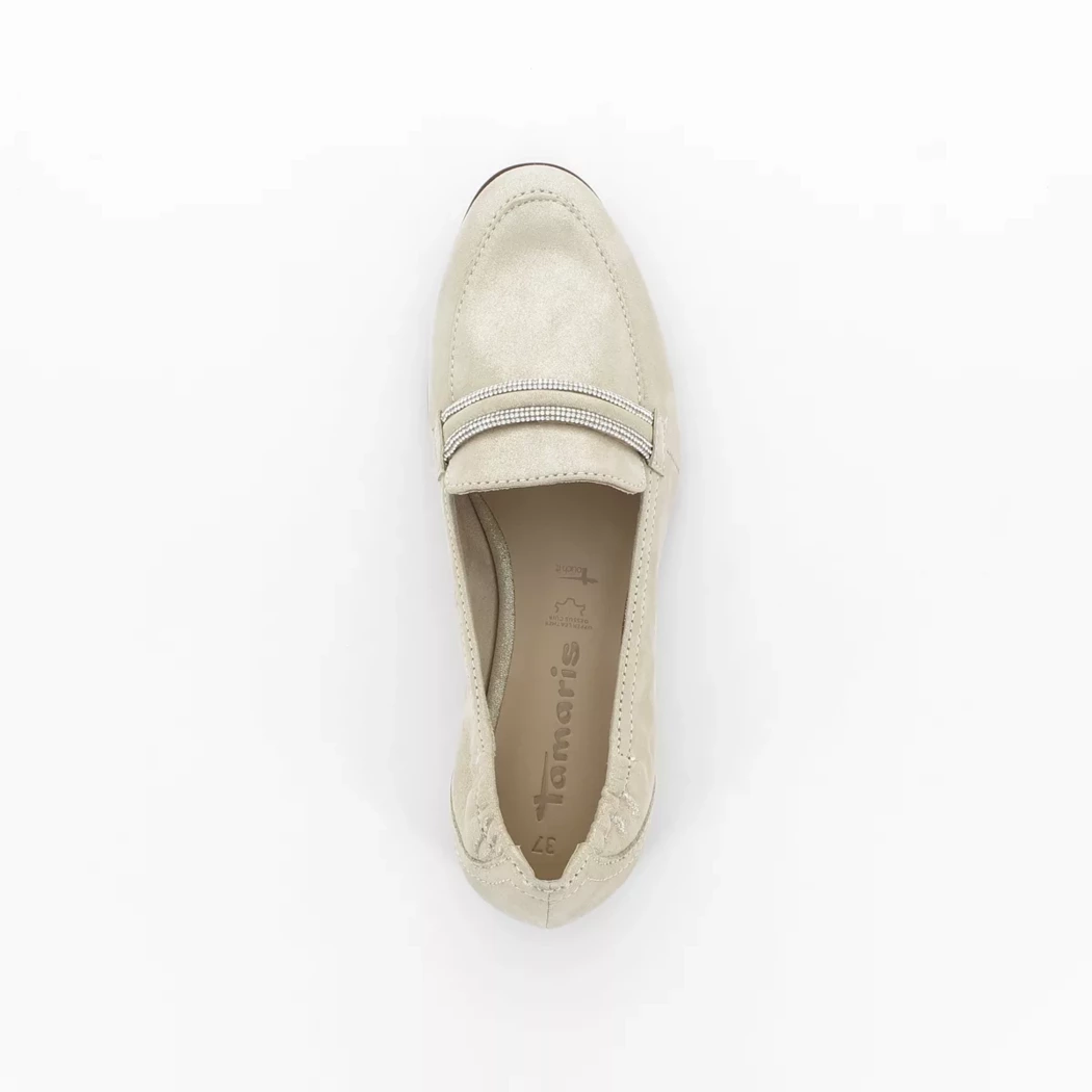 Image (6) de la chaussures Tamaris - Mocassins Beige en Cuir nubuck