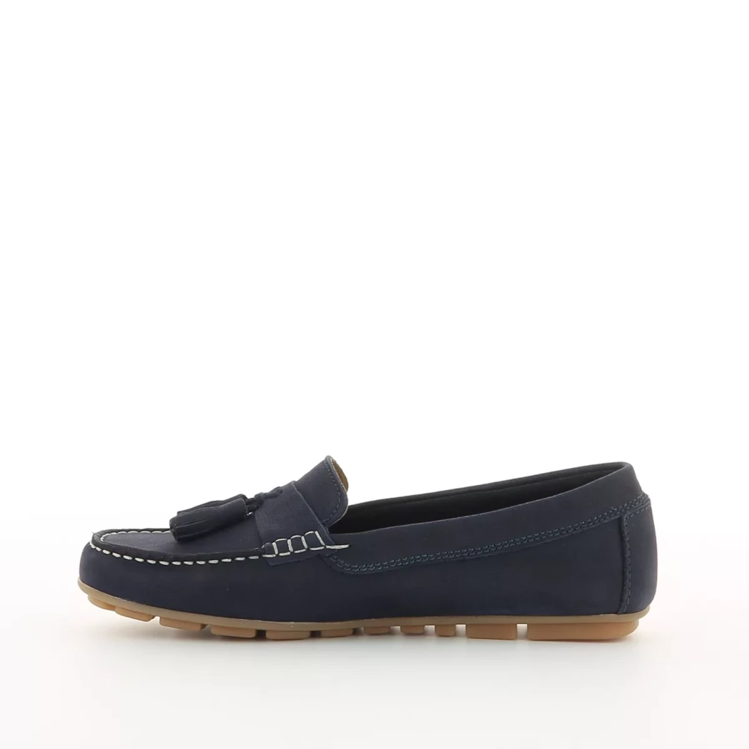 Image (4) de la chaussures Tamaris - Mocassins Bleu en Cuir nubuck