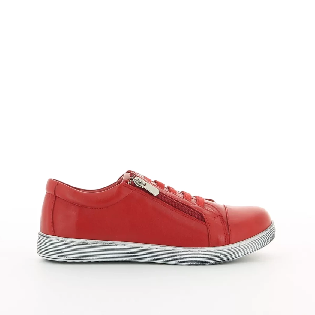 Image (2) de la chaussures Andrea Conti - Baskets Rouge en Cuir