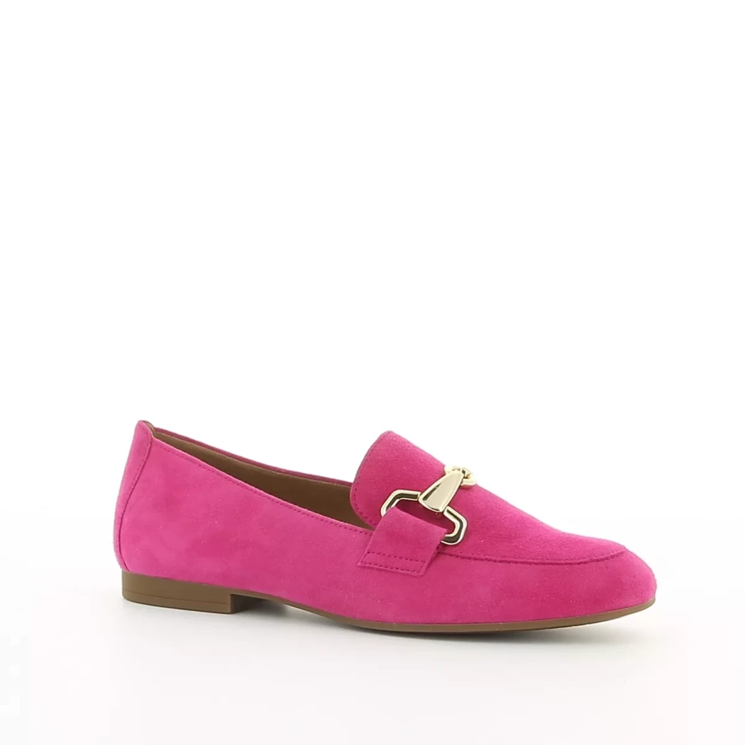 Image (1) de la chaussures Gabor - Mocassins Rose en Cuir nubuck