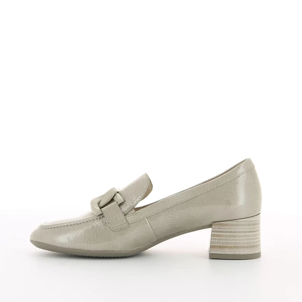 Image (4) de la chaussures Gabor - Mocassins Taupe en Cuir vernis