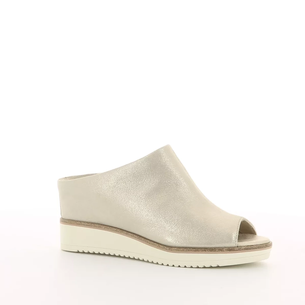 Image (1) de la chaussures Tamaris - Mules et Sabots Beige en Cuir