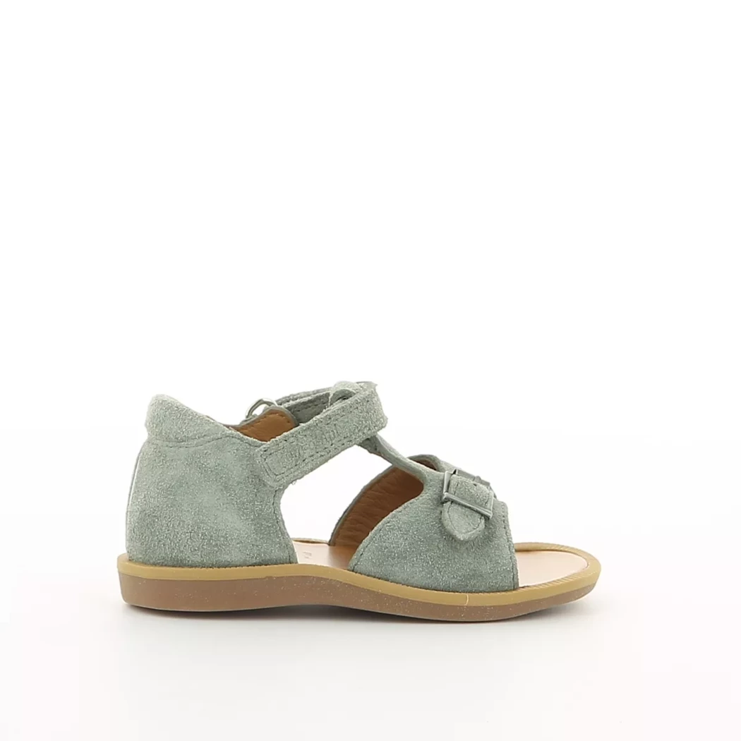 Image (2) de la chaussures Pom d api - Sandales et Nu-Pieds Gris en Cuir nubuck