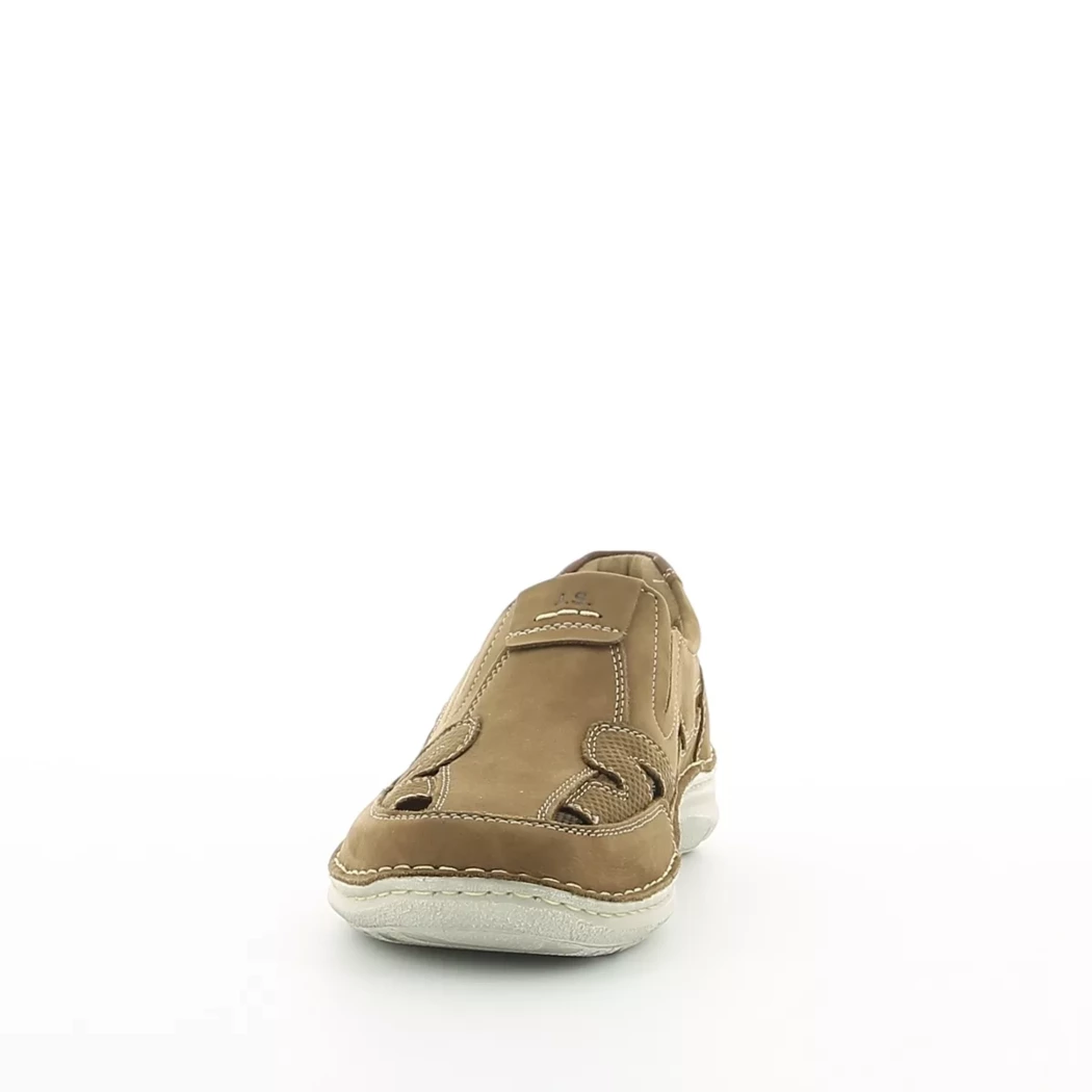 Image (5) de la chaussures Josef Seibel - Mocassins Taupe en Cuir nubuck