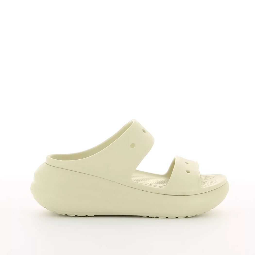 Image (2) de la chaussures Crocs - Mules et Sabots Beige en Caoutchouc