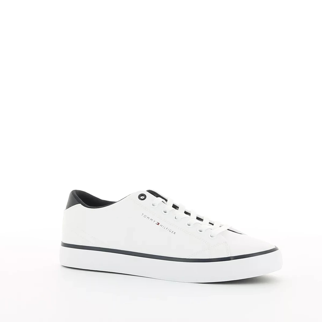 Image (1) de la chaussures Tommy Hilfiger - Baskets Blanc en Cuir