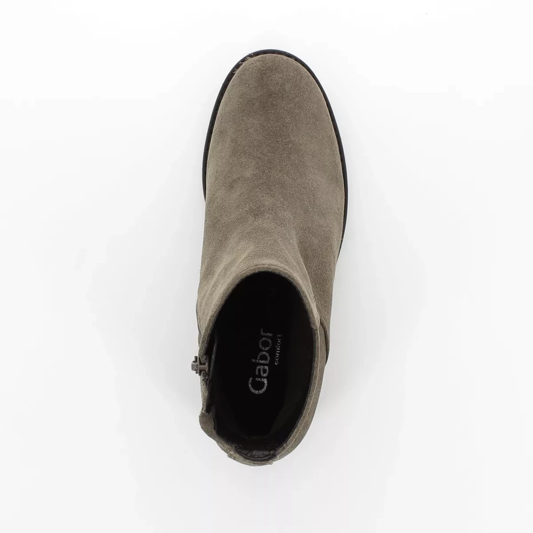 Image (6) de la chaussures Gabor - Boots Gris en Cuir nubuck