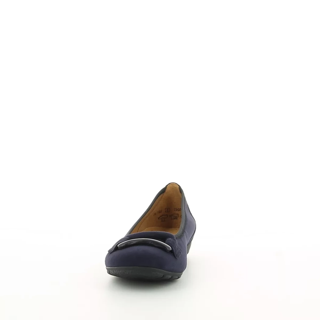 Image (5) de la chaussures Gabor - Ballerines Bleu en Cuir nubuck