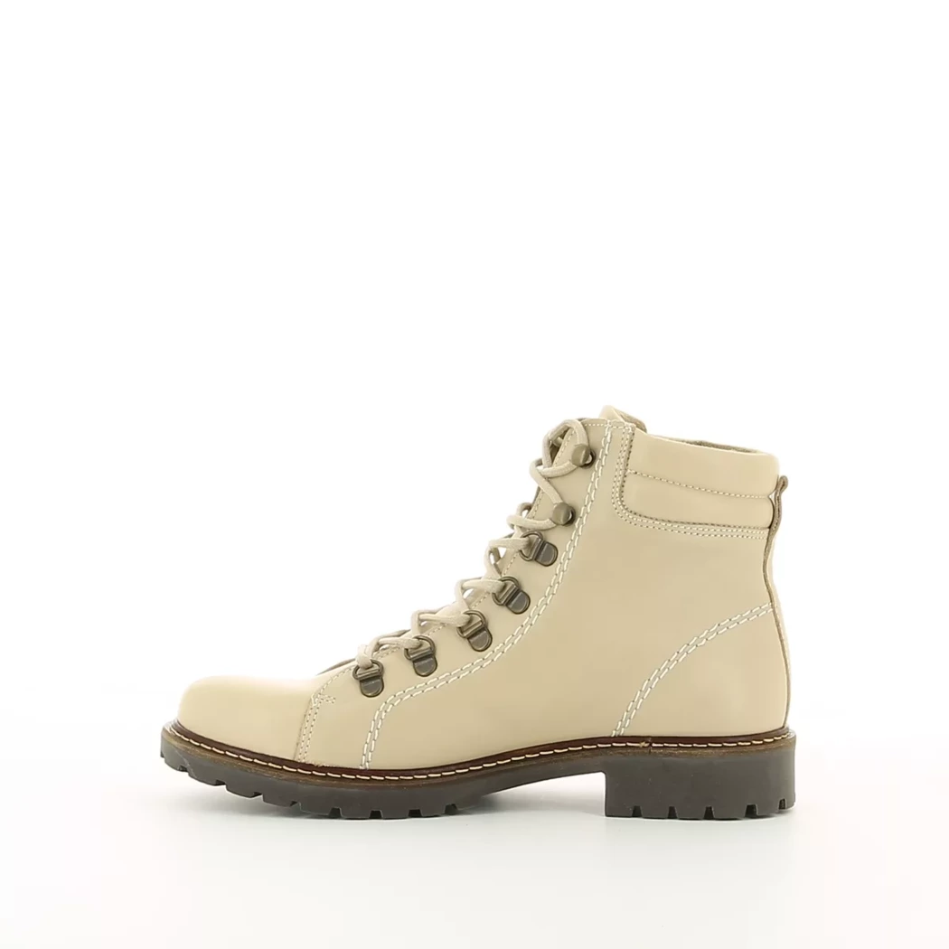 Image (4) de la chaussures Free Monday - Bottines Beige en Cuir