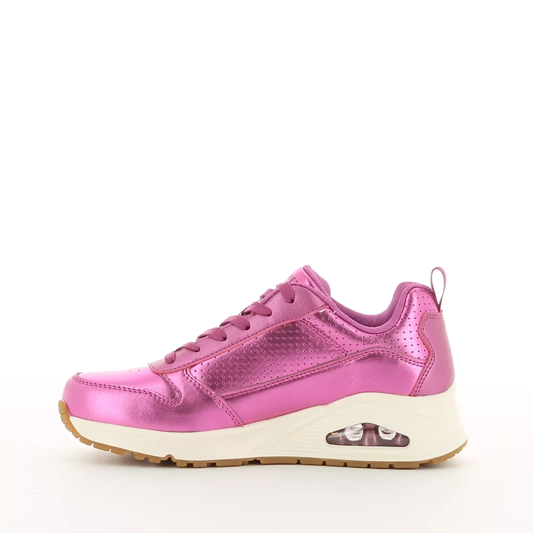 Image (4) de la chaussures Skechers - Baskets Rose en Cuir synthétique