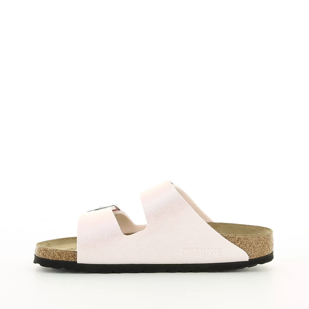 Image (4) de la chaussures Birkenstock - Mules et Sabots Rose en Cuir synthétique