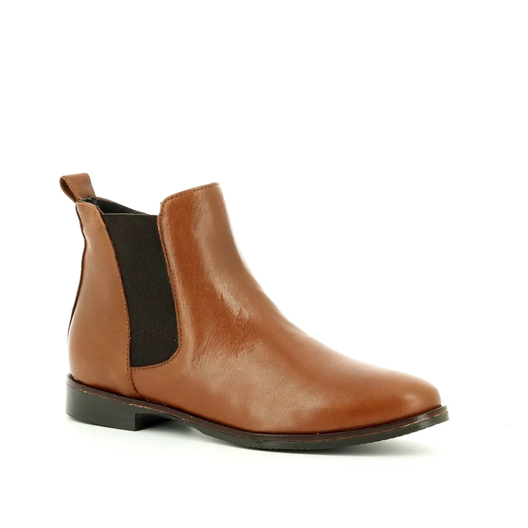 Image (1) de la chaussures Riva Blu - Boots Cuir naturel / Cognac en Cuir