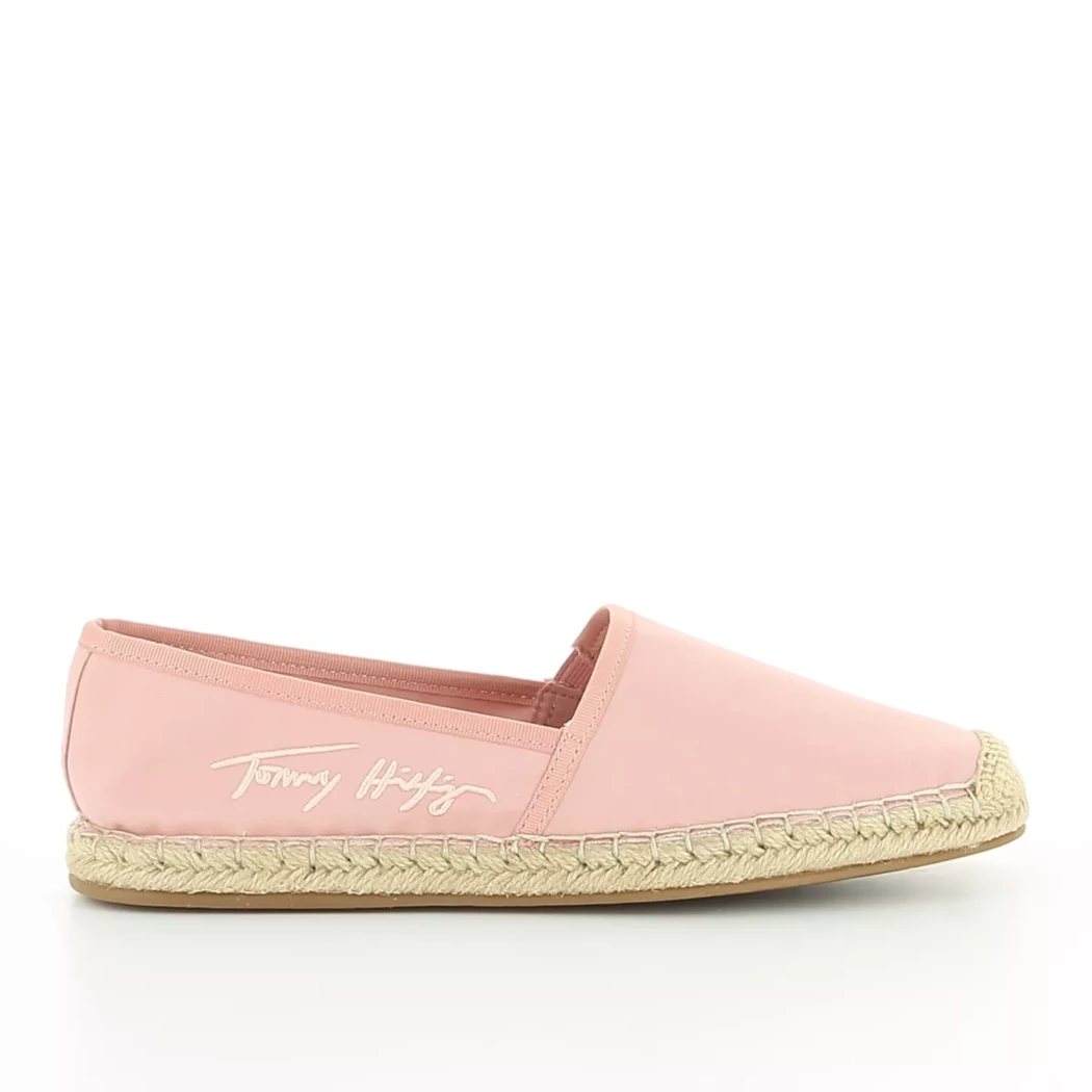 Image (2) de la chaussures Tommy Hilfiger - Espadrilles Rose en Textile