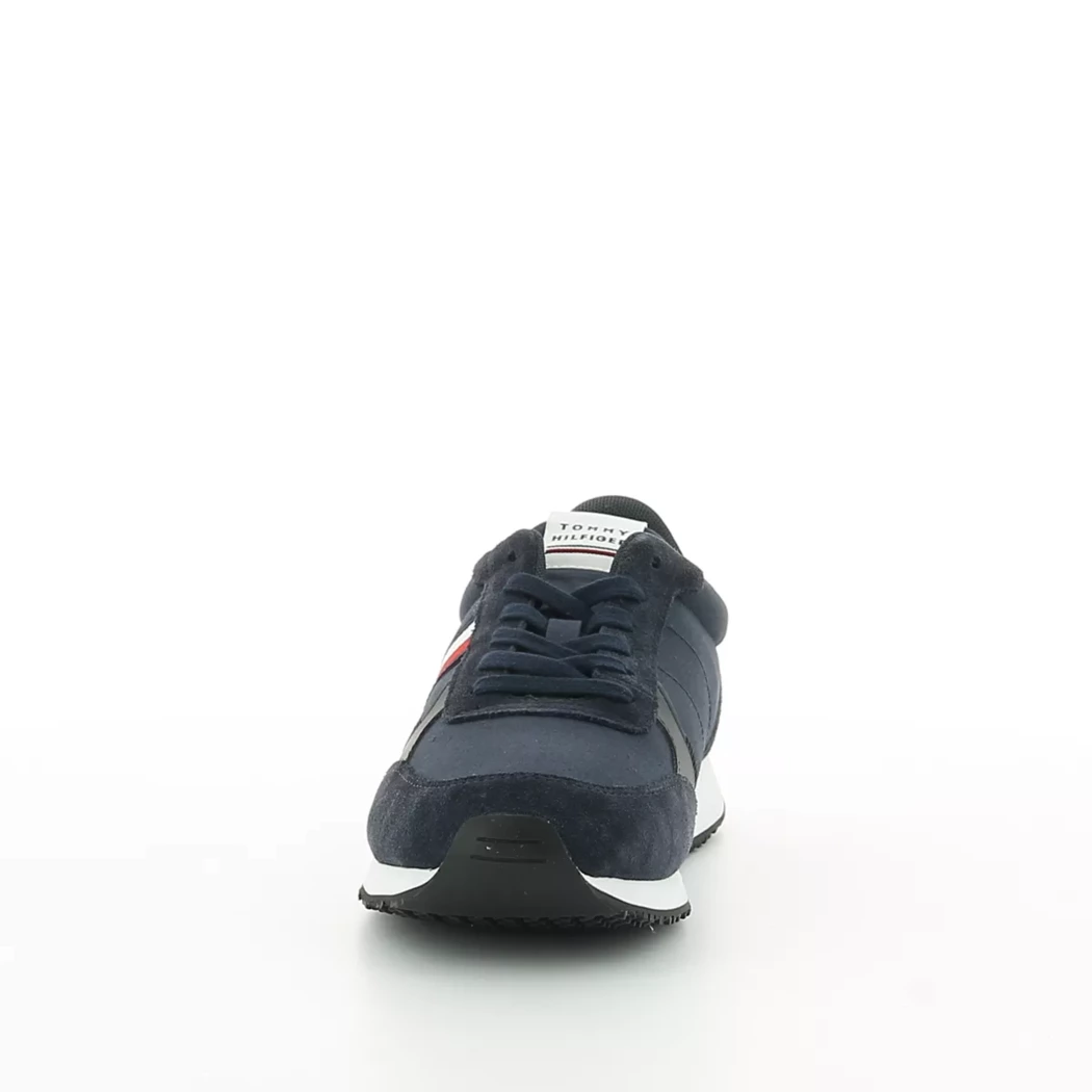 Image (5) de la chaussures Tommy Hilfiger - Baskets Bleu en Cuir nubuck