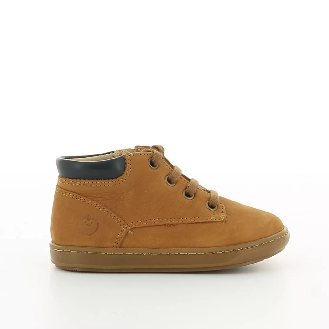 Image (2) de la chaussures Shoo pom - Bottines Cuir naturel / Cognac en Cuir nubuck