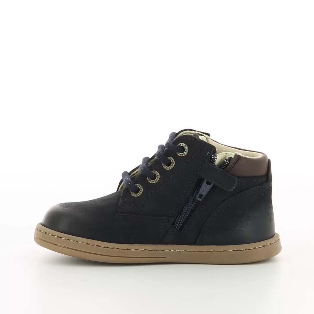 Image (4) de la chaussures Kickers - Bottines Bleu en Cuir nubuck