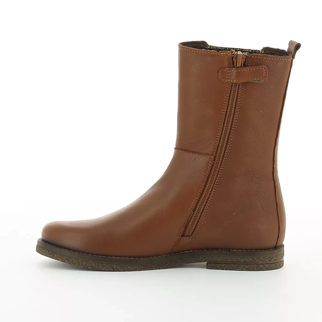 Image (4) de la chaussures Little David - Boots Cuir naturel / Cognac en Cuir