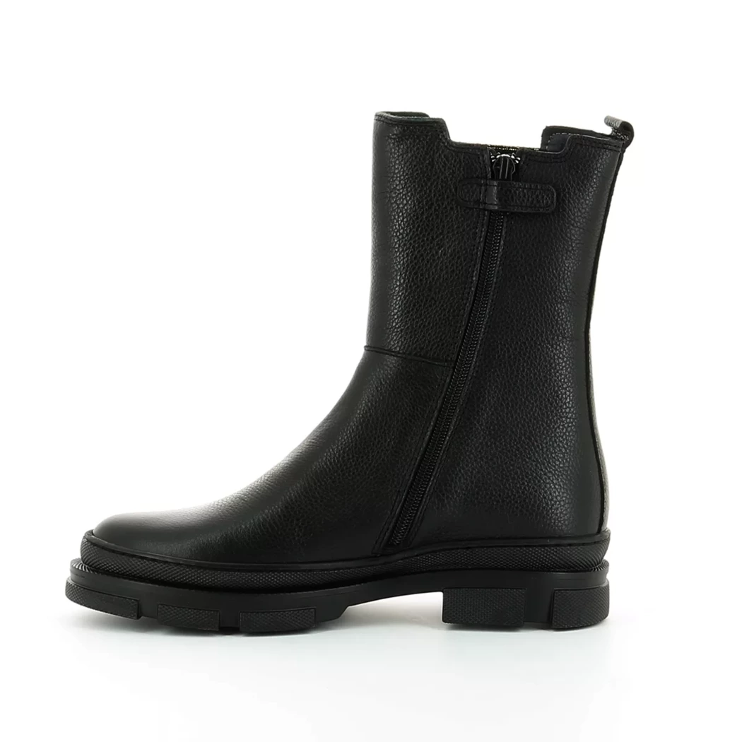 Image (4) de la chaussures Little David - Boots Noir en Cuir