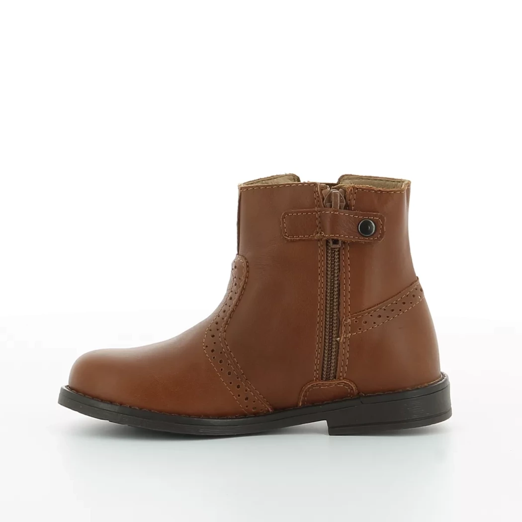 Image (4) de la chaussures Norvik - Boots Cuir naturel / Cognac en Cuir