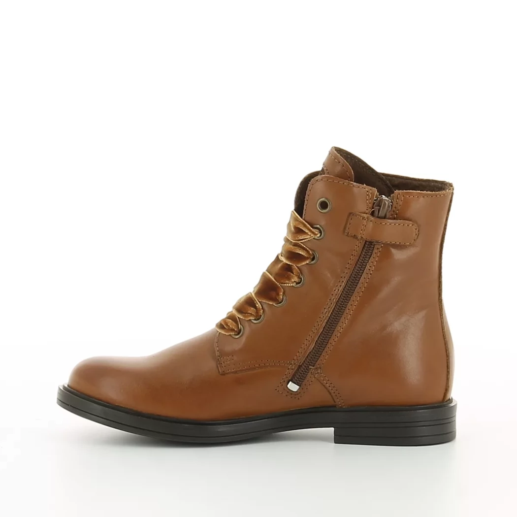 Image (4) de la chaussures Norvik - Bottines Cuir naturel / Cognac en Cuir