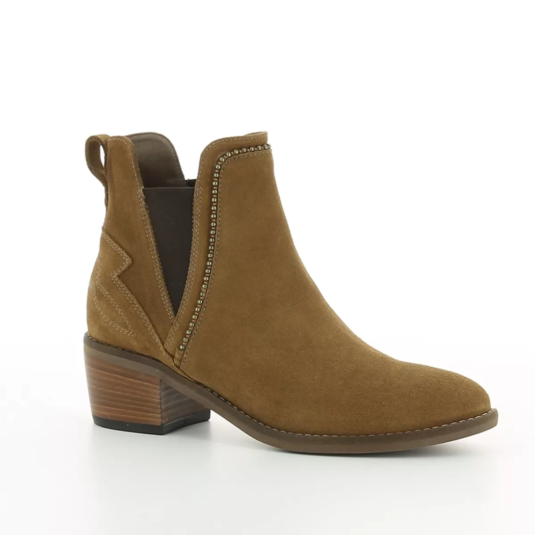 Image (1) de la chaussures Nero Giardini - Boots Cuir naturel / Cognac en Cuir nubuck