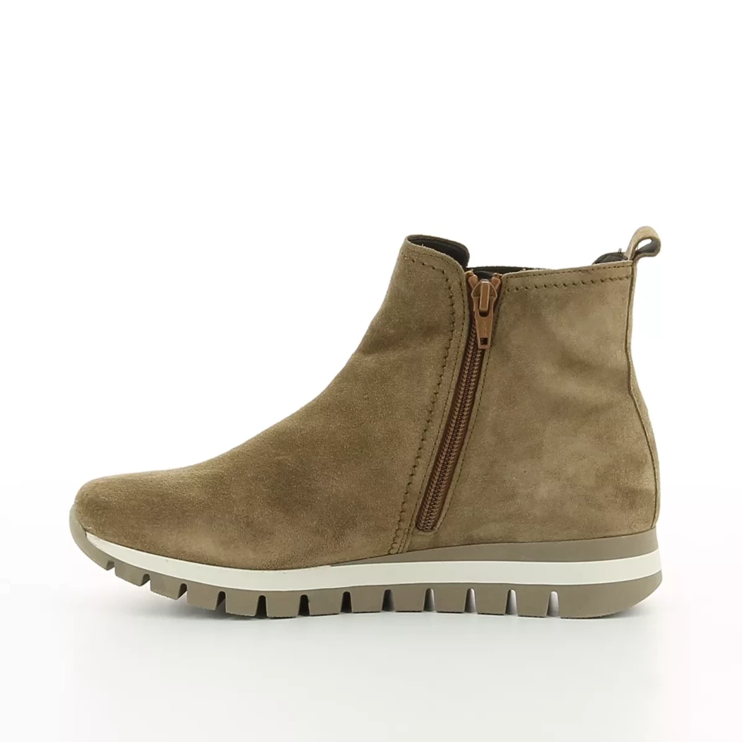 Image (4) de la chaussures Gabor - Boots Taupe en Cuir nubuck