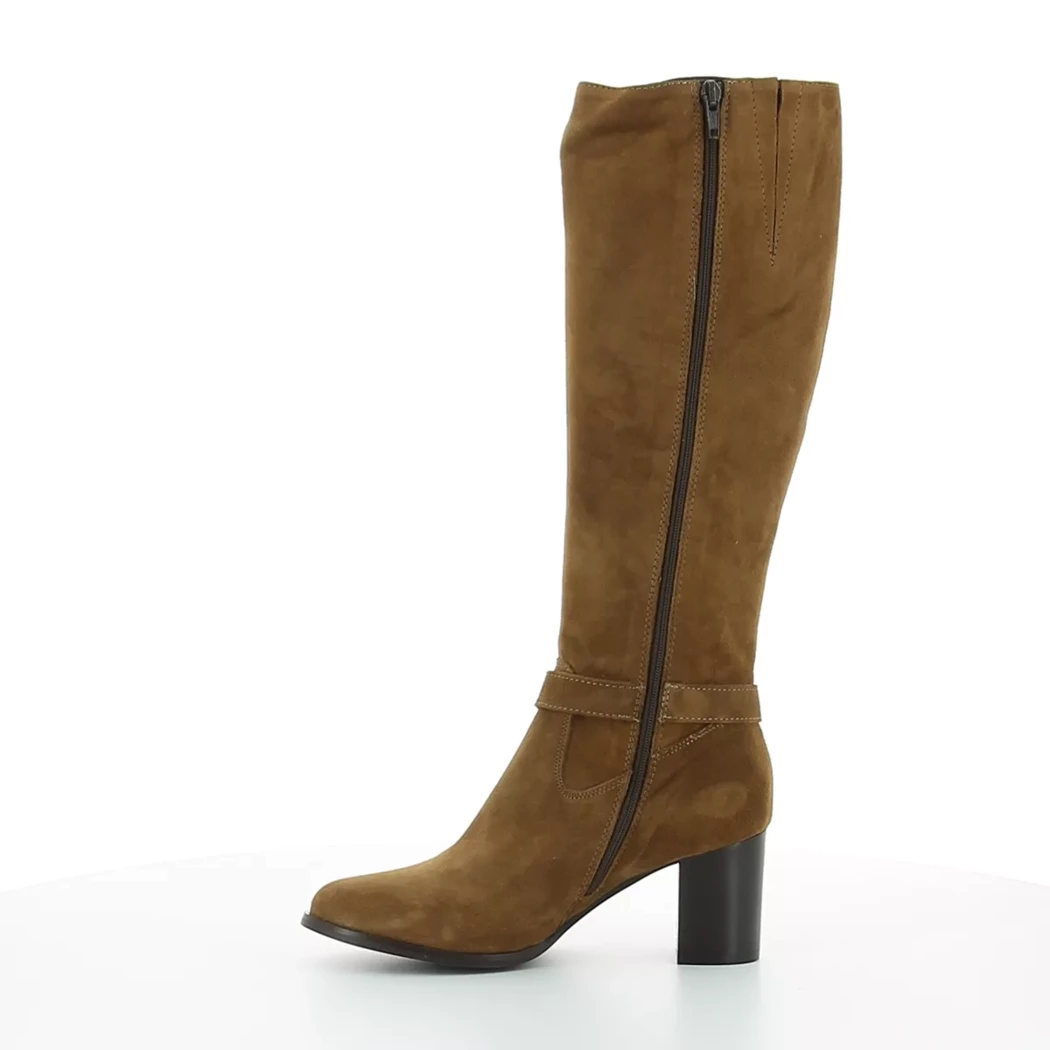 Image (4) de la chaussures Elisir - Bottes Cuir naturel / Cognac en Cuir nubuck