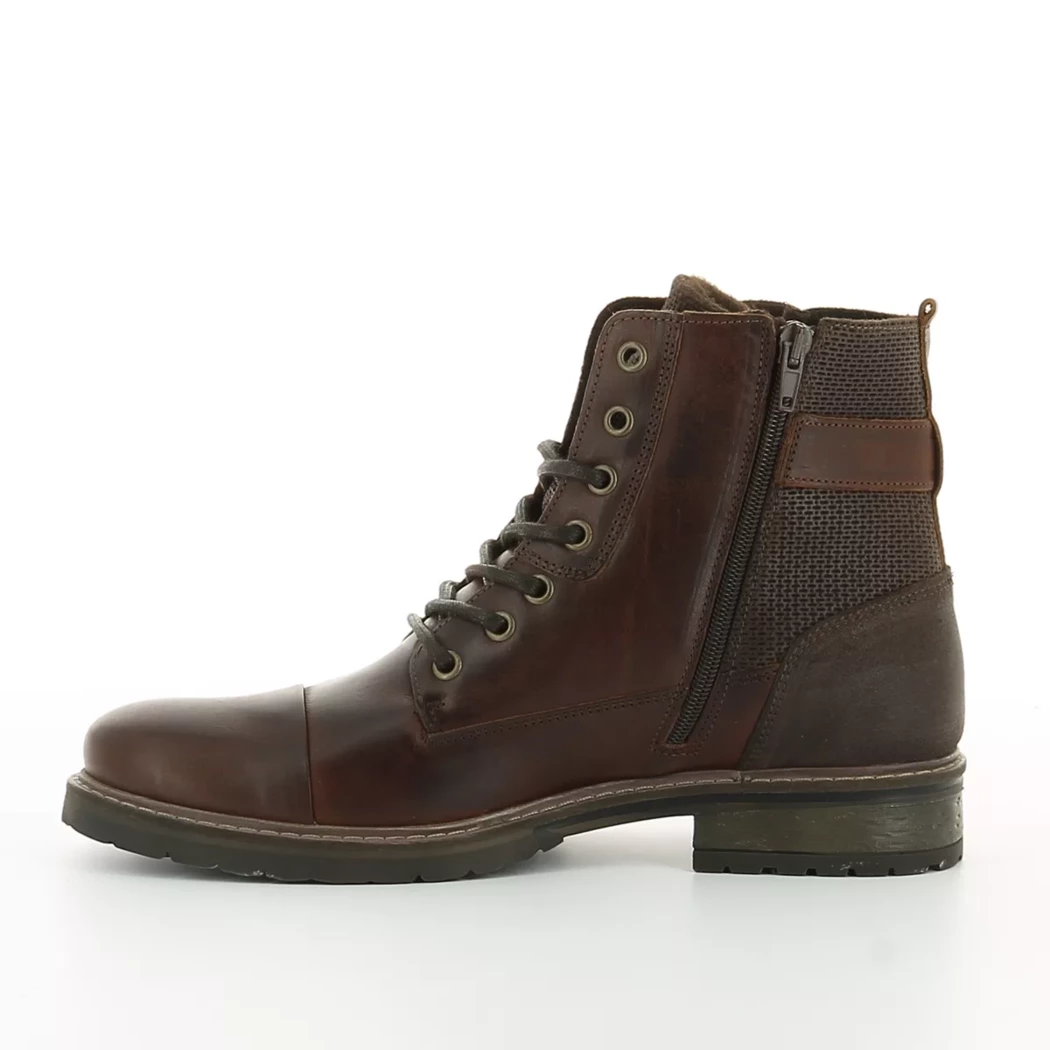 Image (4) de la chaussures Bull Boxer - Bottines Marron en Cuir