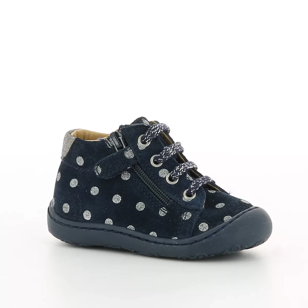 Image (1) de la chaussures Bopy - Bottines Bleu en Cuir nubuck