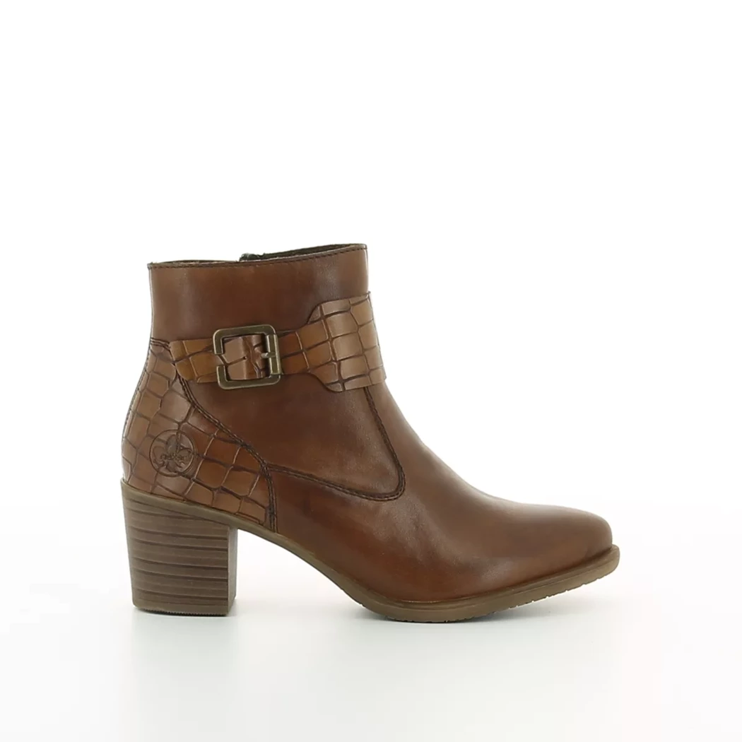 Image (2) de la chaussures Rieker - Boots Cuir naturel / Cognac en Cuir