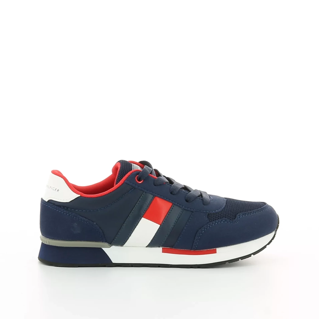 Image (2) de la chaussures Tommy Hilfiger - Baskets Bleu en Cuir synthétique