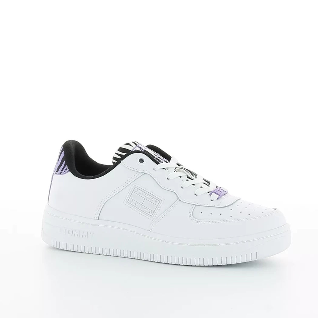 Image (1) de la chaussures Tommy Hilfiger - Baskets Blanc en Cuir