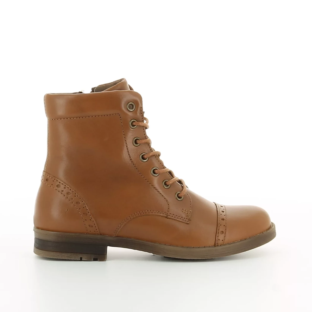 Image (2) de la chaussures Norvik - Bottines Cuir naturel / Cognac en Cuir