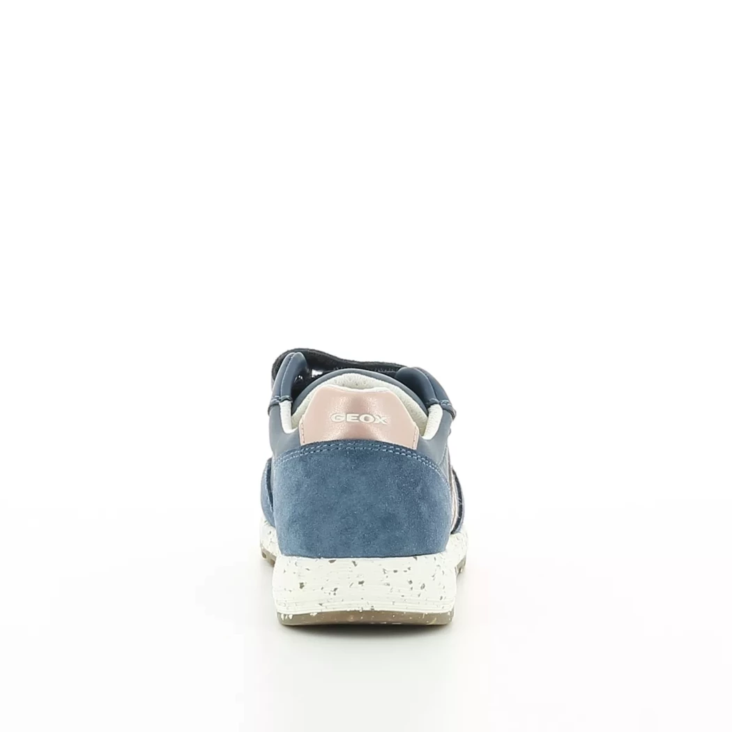 Image (3) de la chaussures Geox - Baskets Bleu en Cuir nubuck