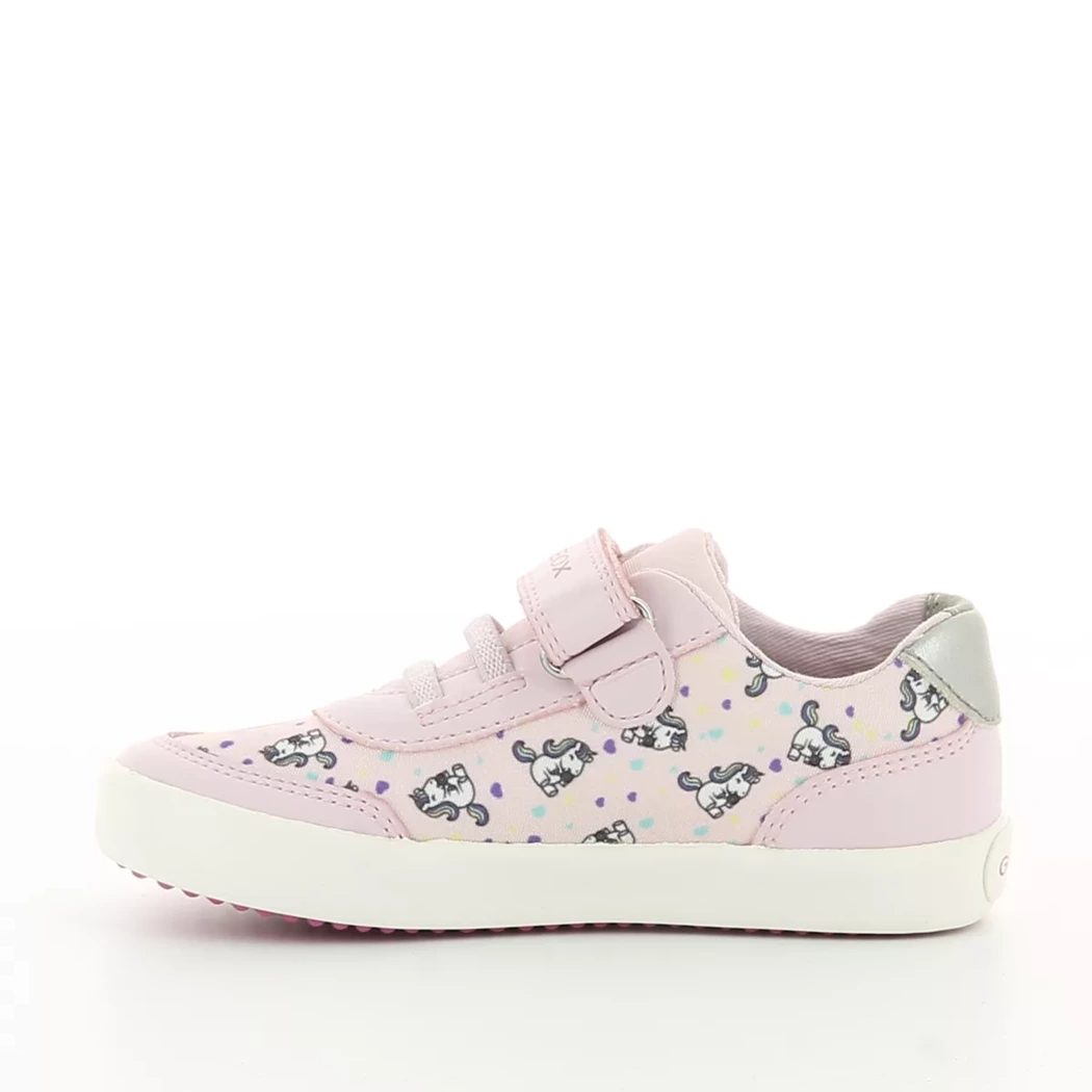 Image (4) de la chaussures Geox - Baskets Rose en Textile