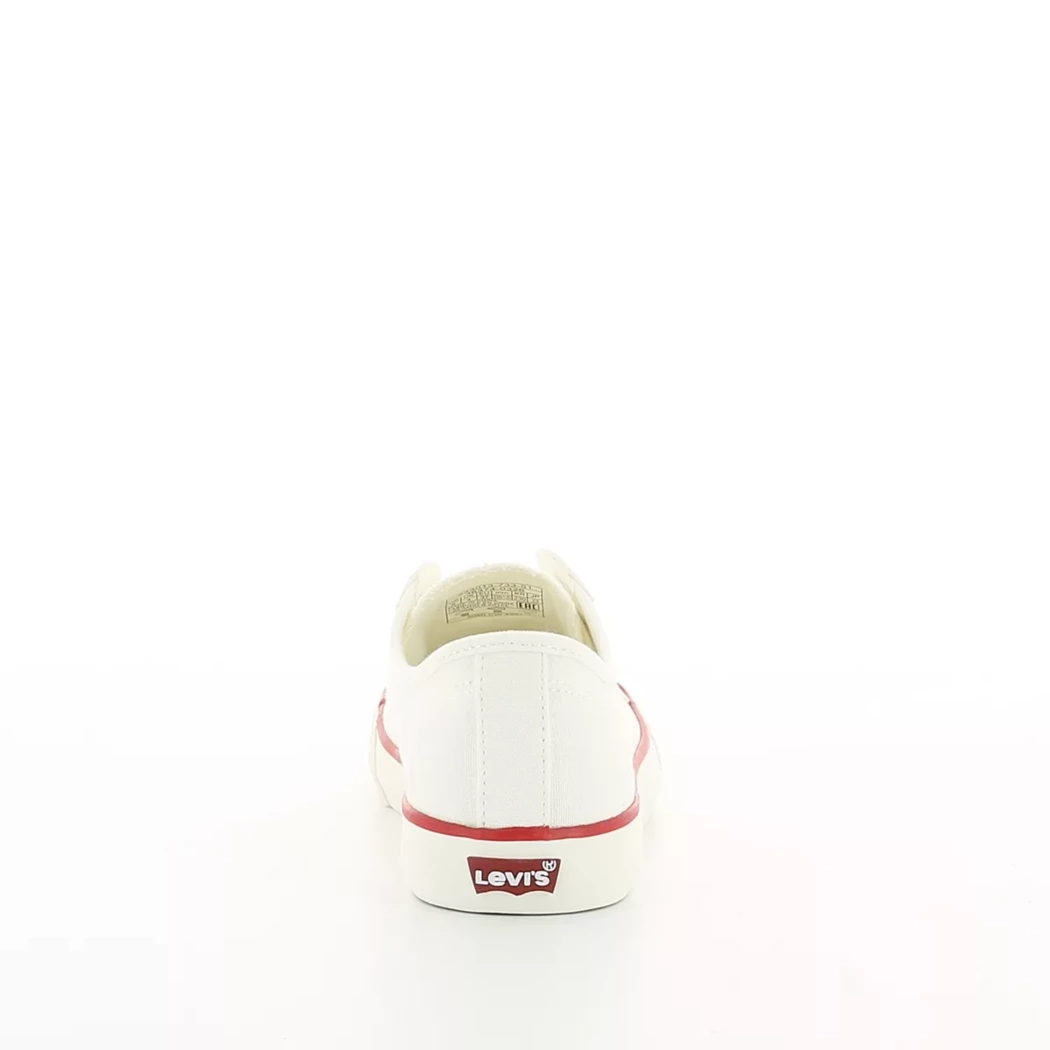 Image (3) de la chaussures Levi's - Baskets Blanc en Textile