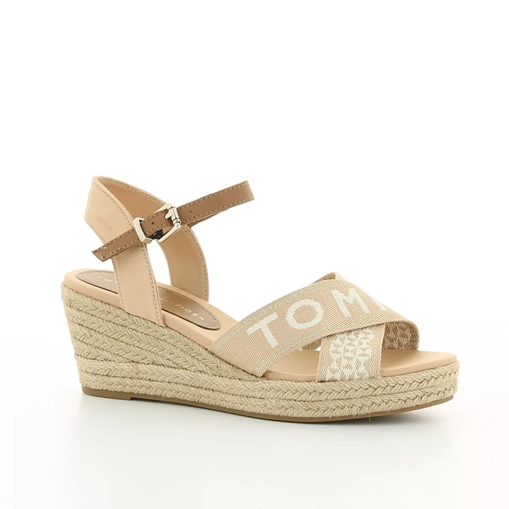 Image (1) de la chaussures Tommy Hilfiger - Sandales et Nu-Pieds Beige en Textile